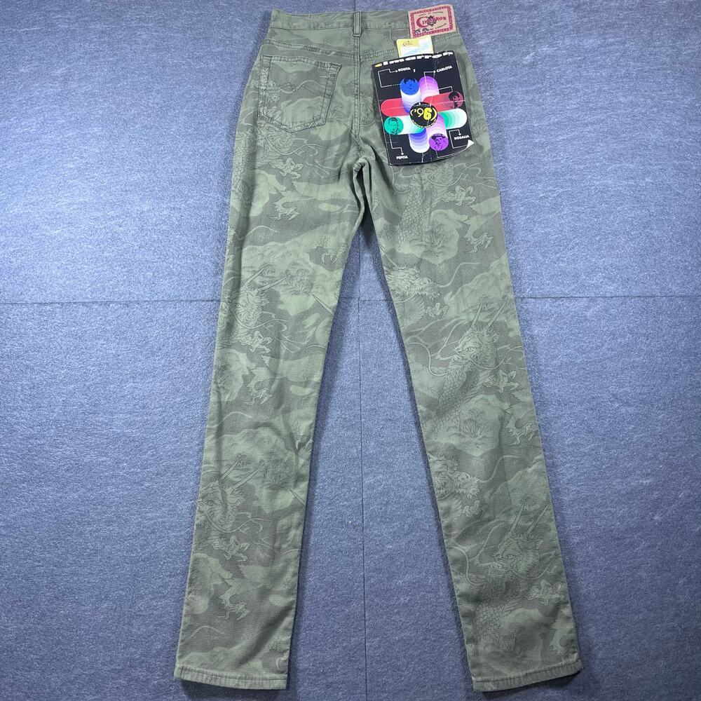 VTG Cimarron NOS Denim Stretch Jeans Randy Dragopa Dragon AOP Deadstock 28 Spain - Picture 4 of 10
